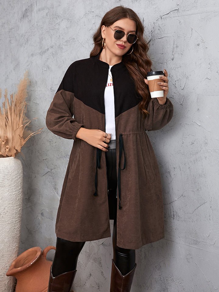 honey-two-tone-dropped-shoulder-trench-coat-120909